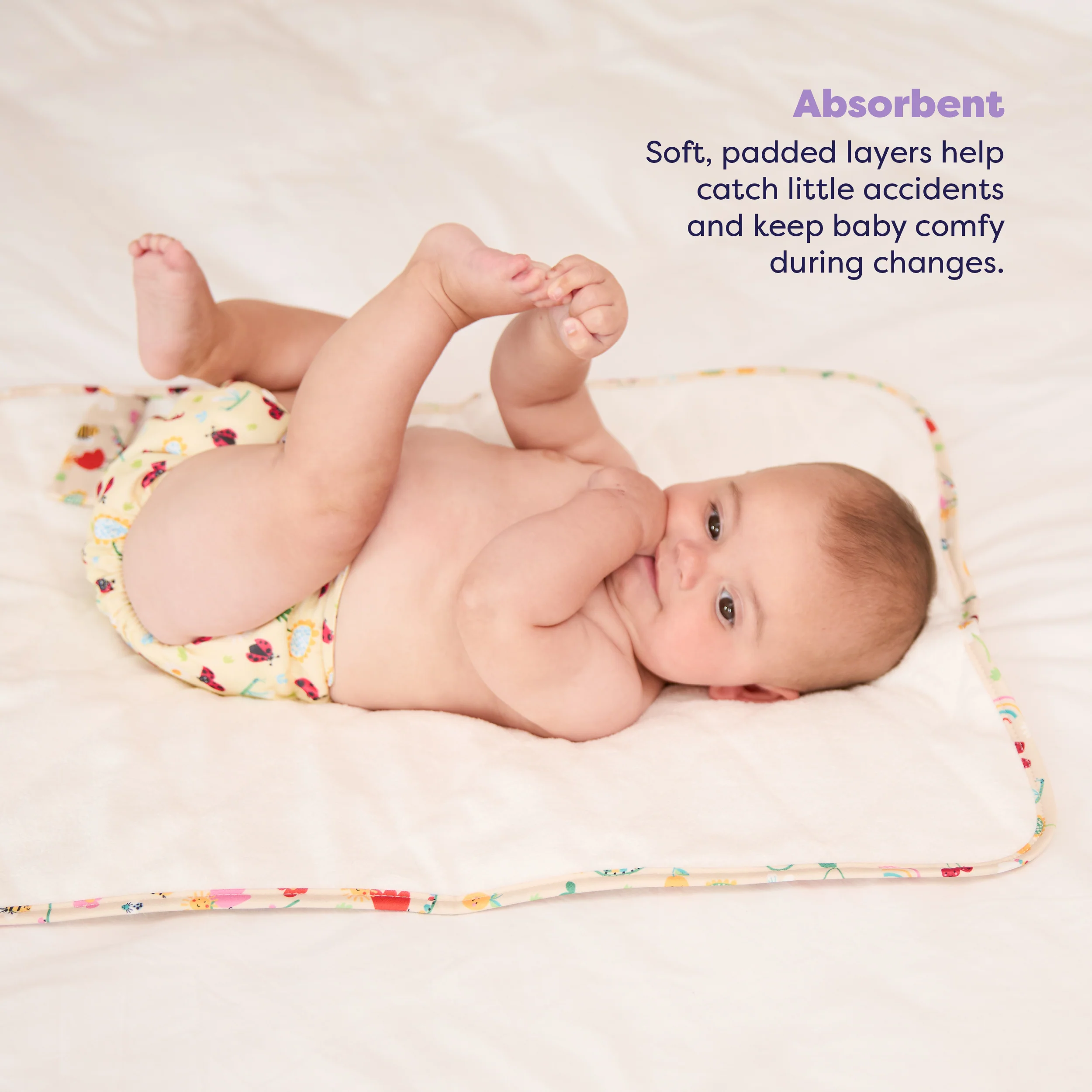 On-The-Move Baby Changing Mat in Sunshine Friends - Image 3