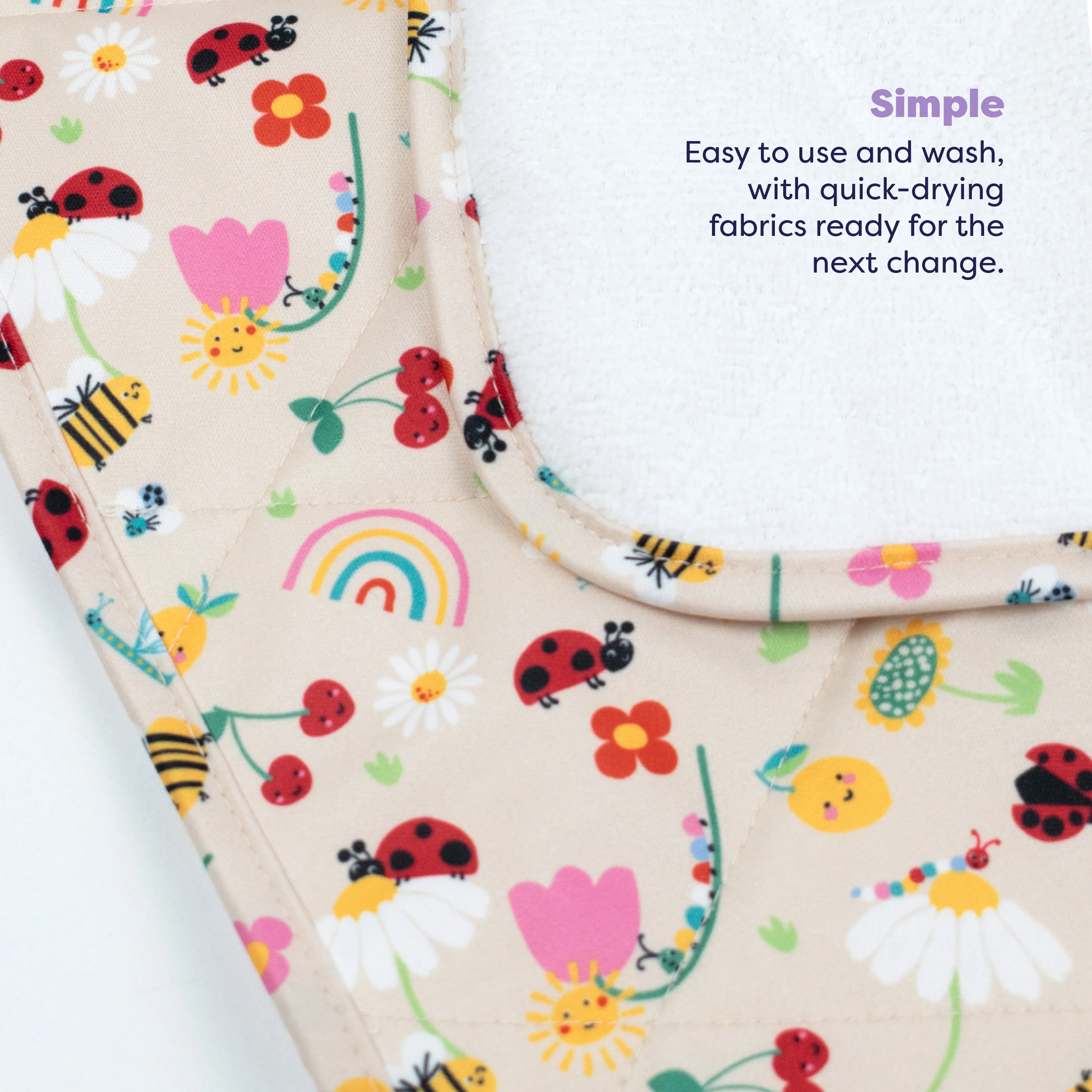 On-The-Move Baby Changing Mat in Sunshine Friends - Image 4