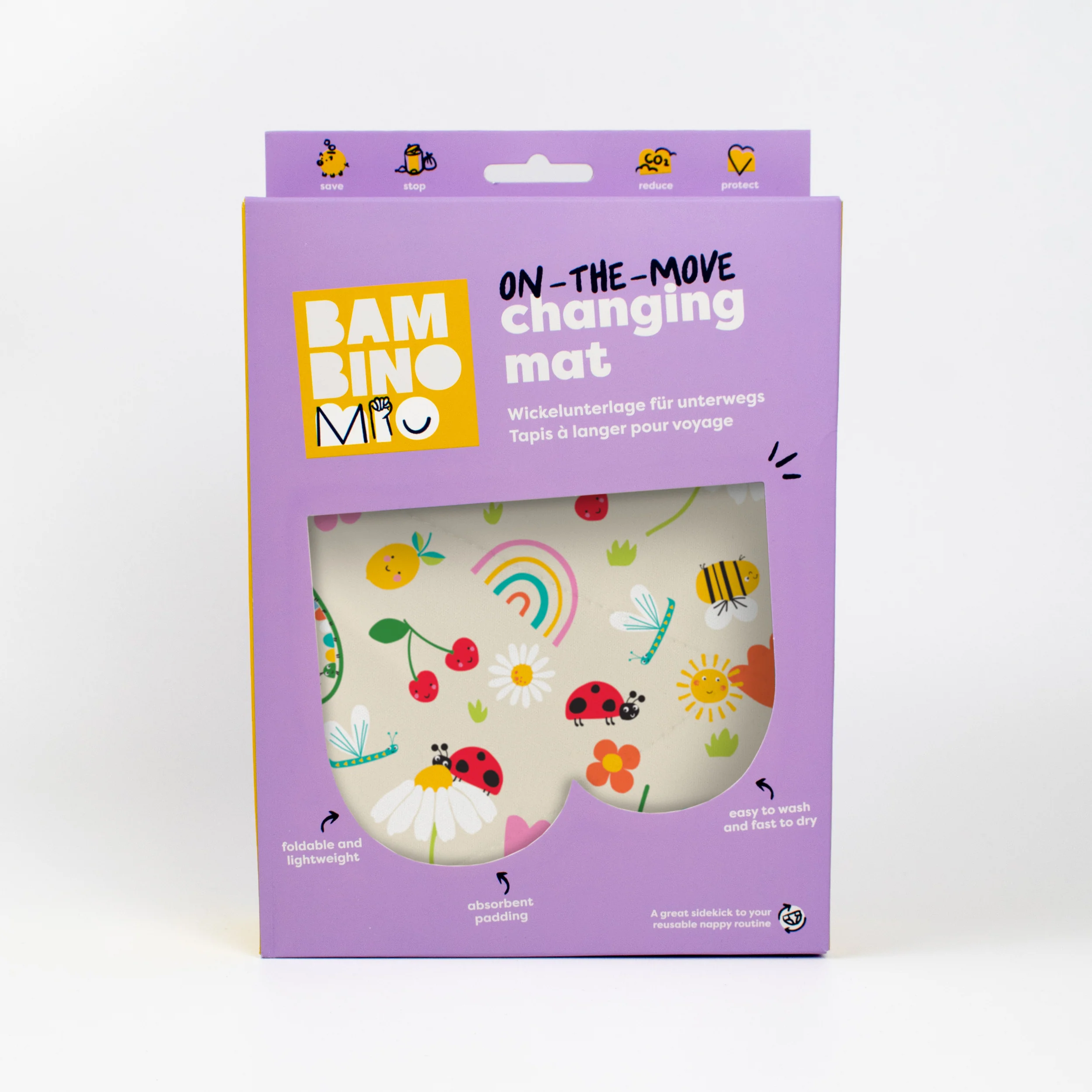 On-The-Move Baby Changing Mat in Sunshine Friends - Image 8