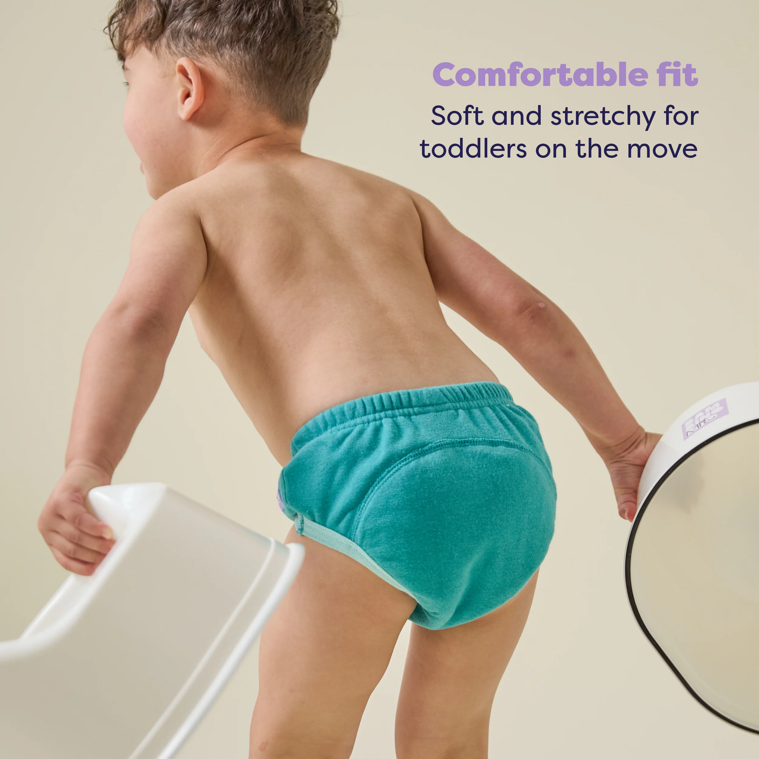 NEW: Reusable Potty Training Pants 3 Pack in Pink - Elite - Image 5