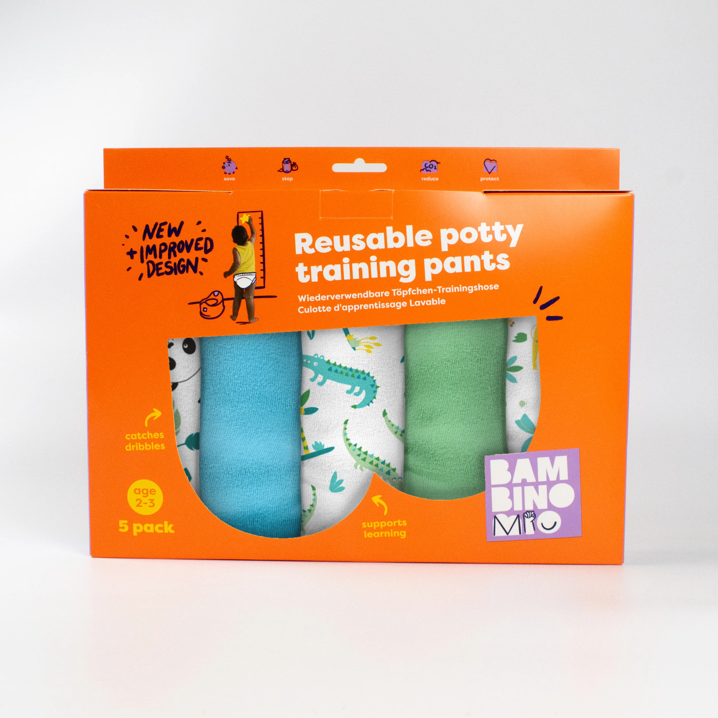 NEW: Reusable Potty Training Pants 5 Pack in Wild Life - Elite - Image 8