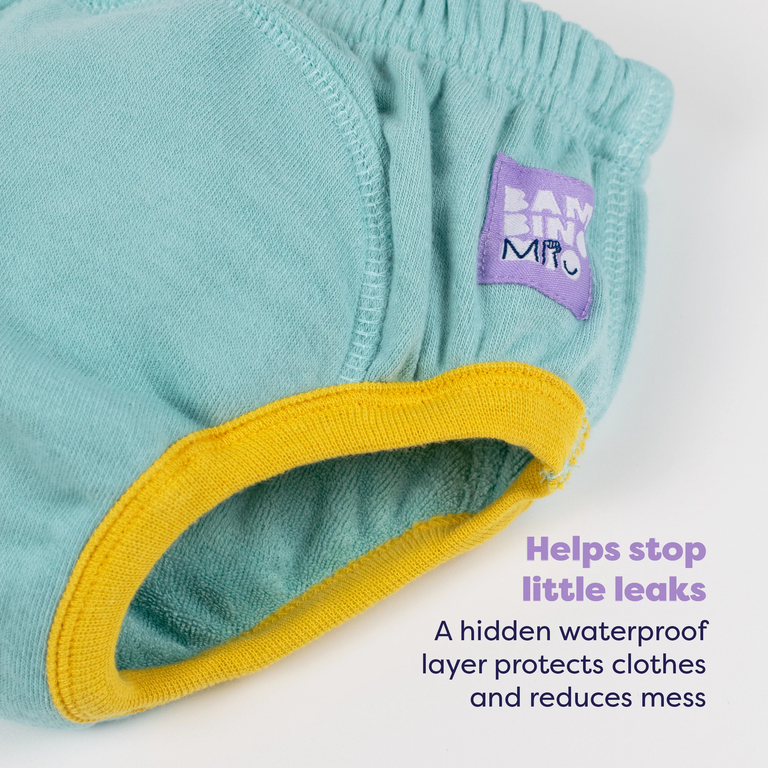 NEW: Reusable Potty Training Pants in Aqua - Elite - Image 3