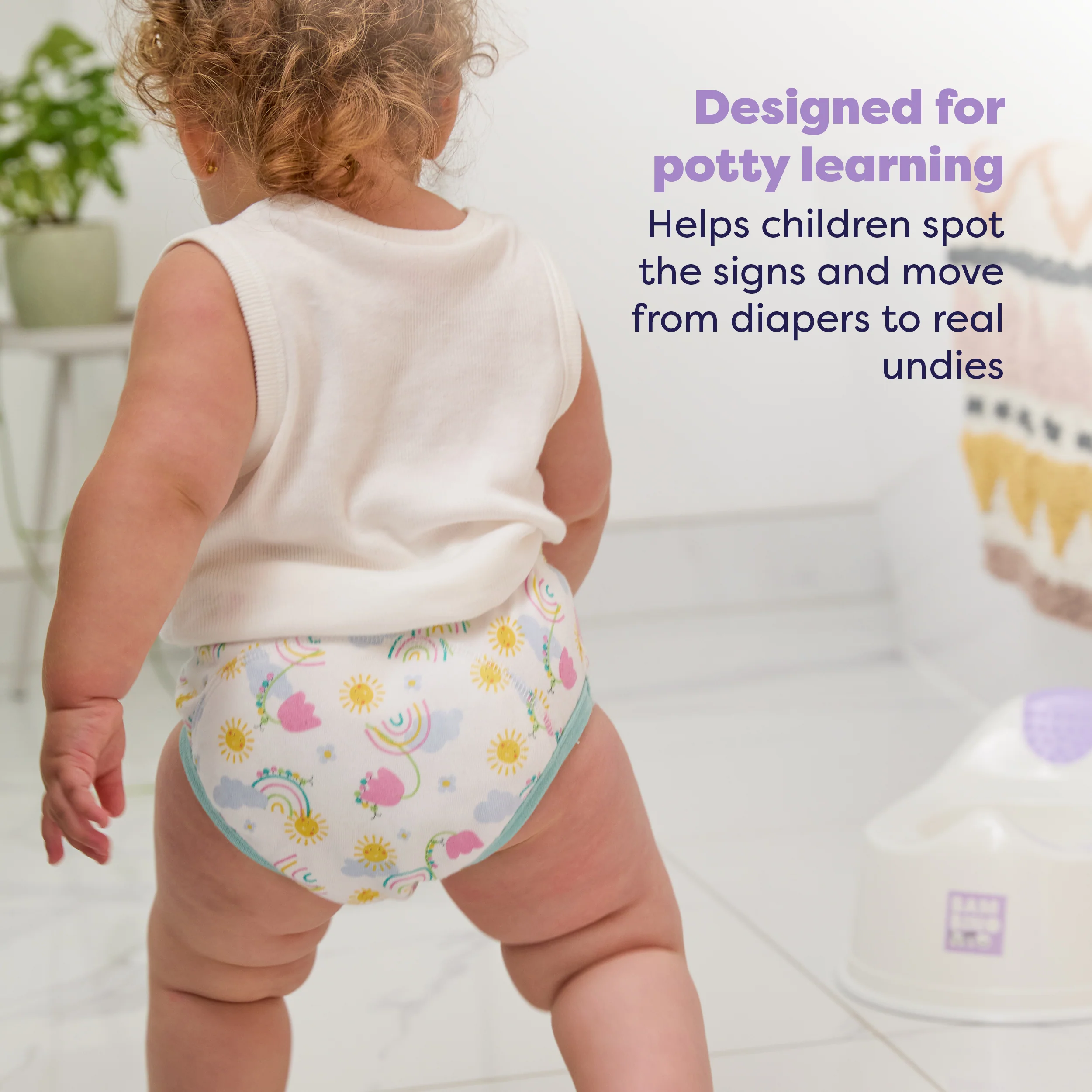 NEW: Reusable Potty Training Pants in Happy Days - Elite - Image 3