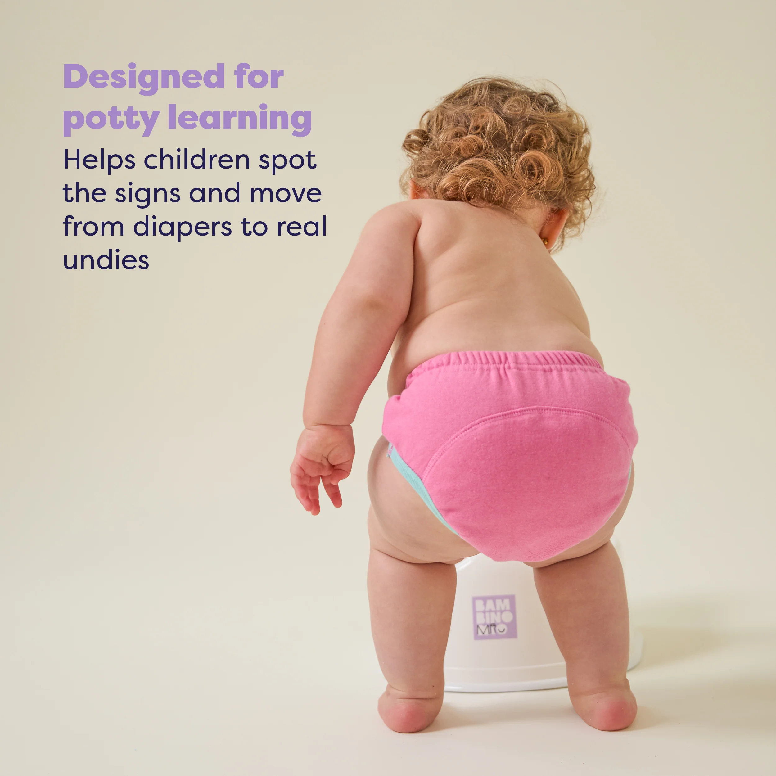 NEW: Reusable Potty Training Pants in Pink - Elite - Image 3