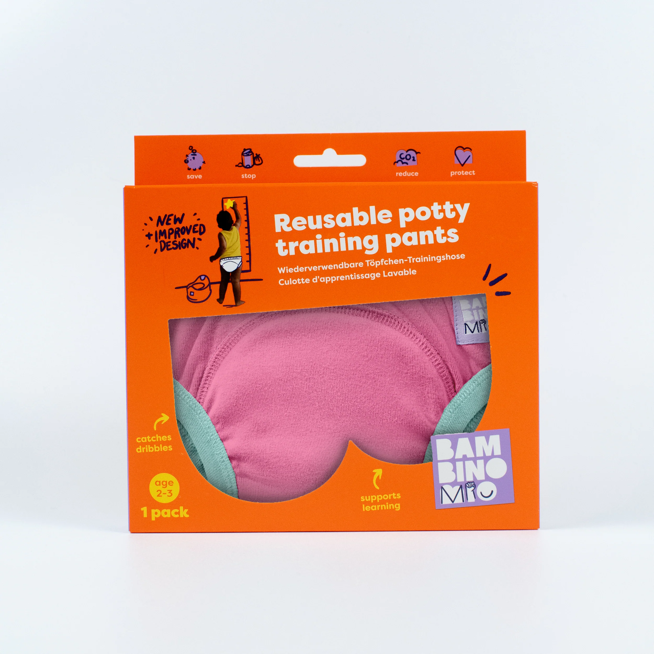 NEW: Reusable Potty Training Pants in Pink - Elite - Image 8