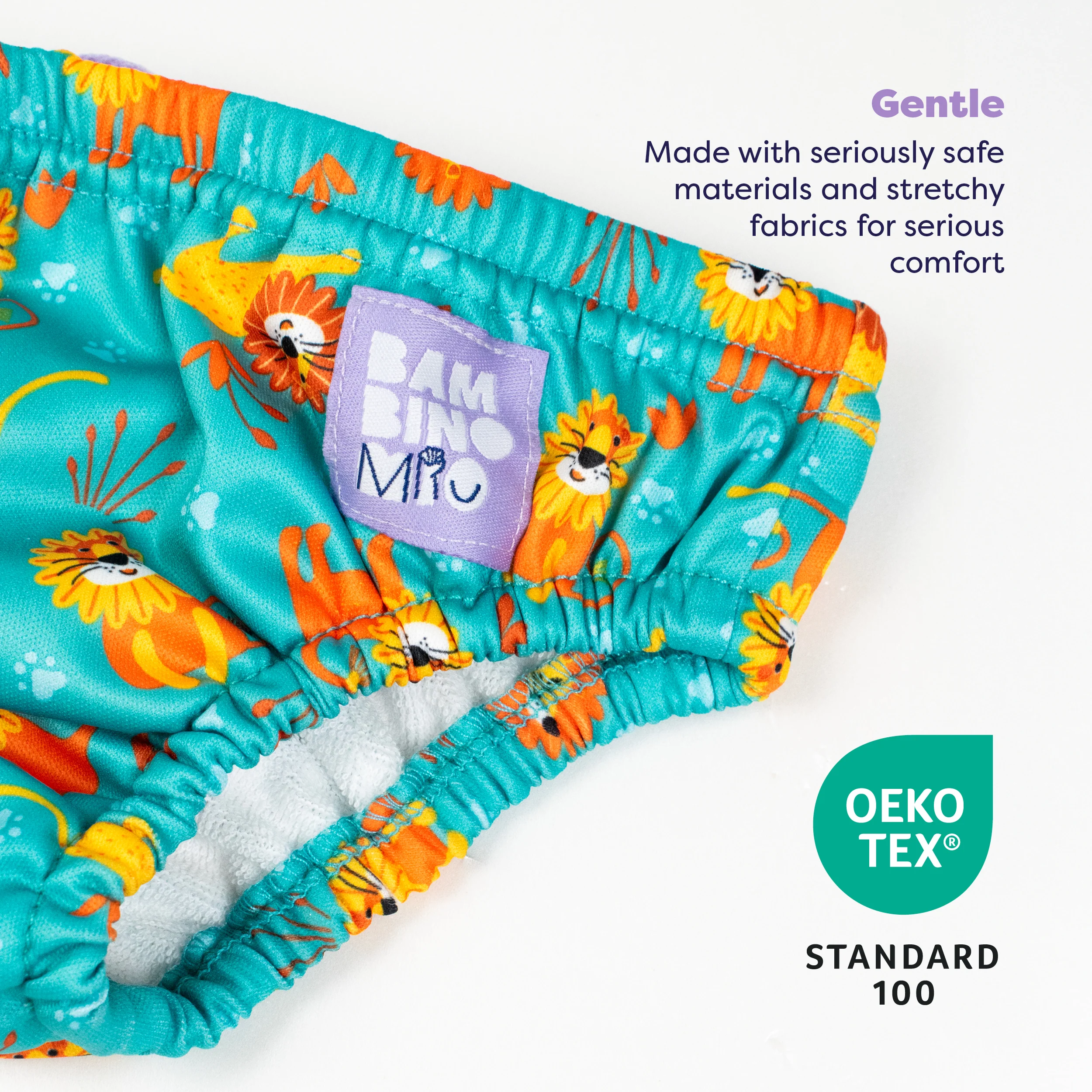 Reusable Swim Diaper in Cool Cats - Image 2