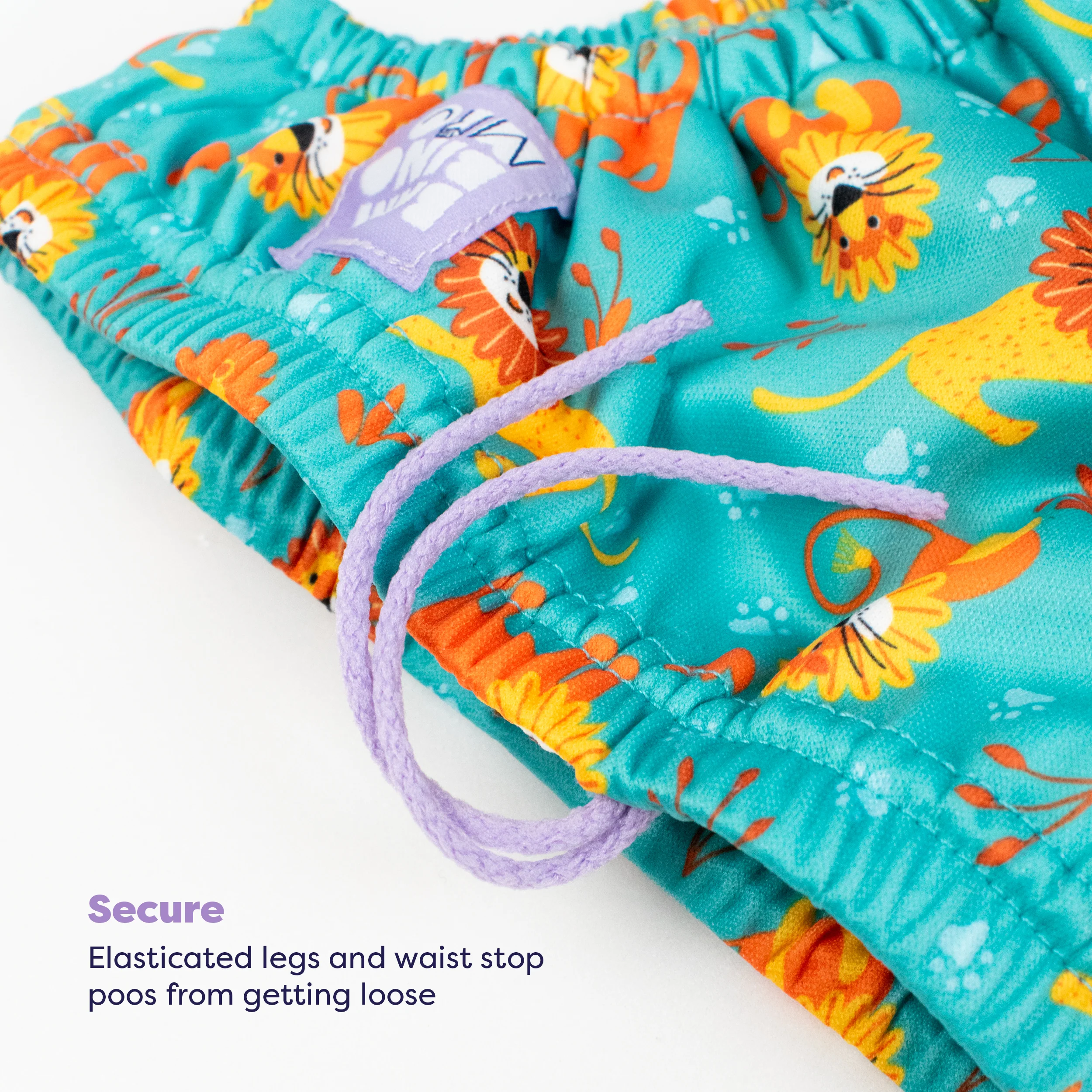 Reusable Swim Diaper in Cool Cats - Image 3