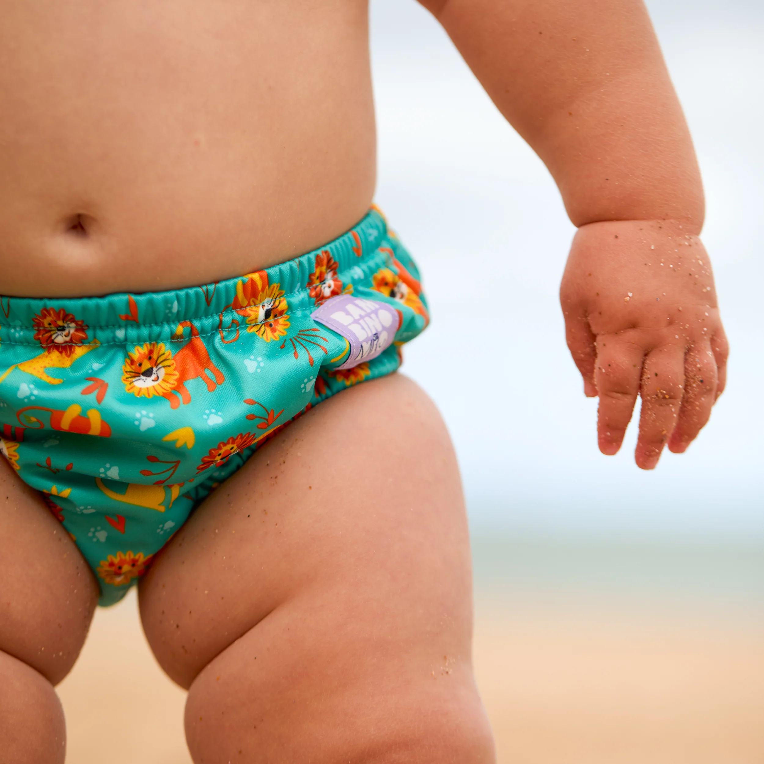 Reusable Swim Diaper in Cool Cats - Image 6