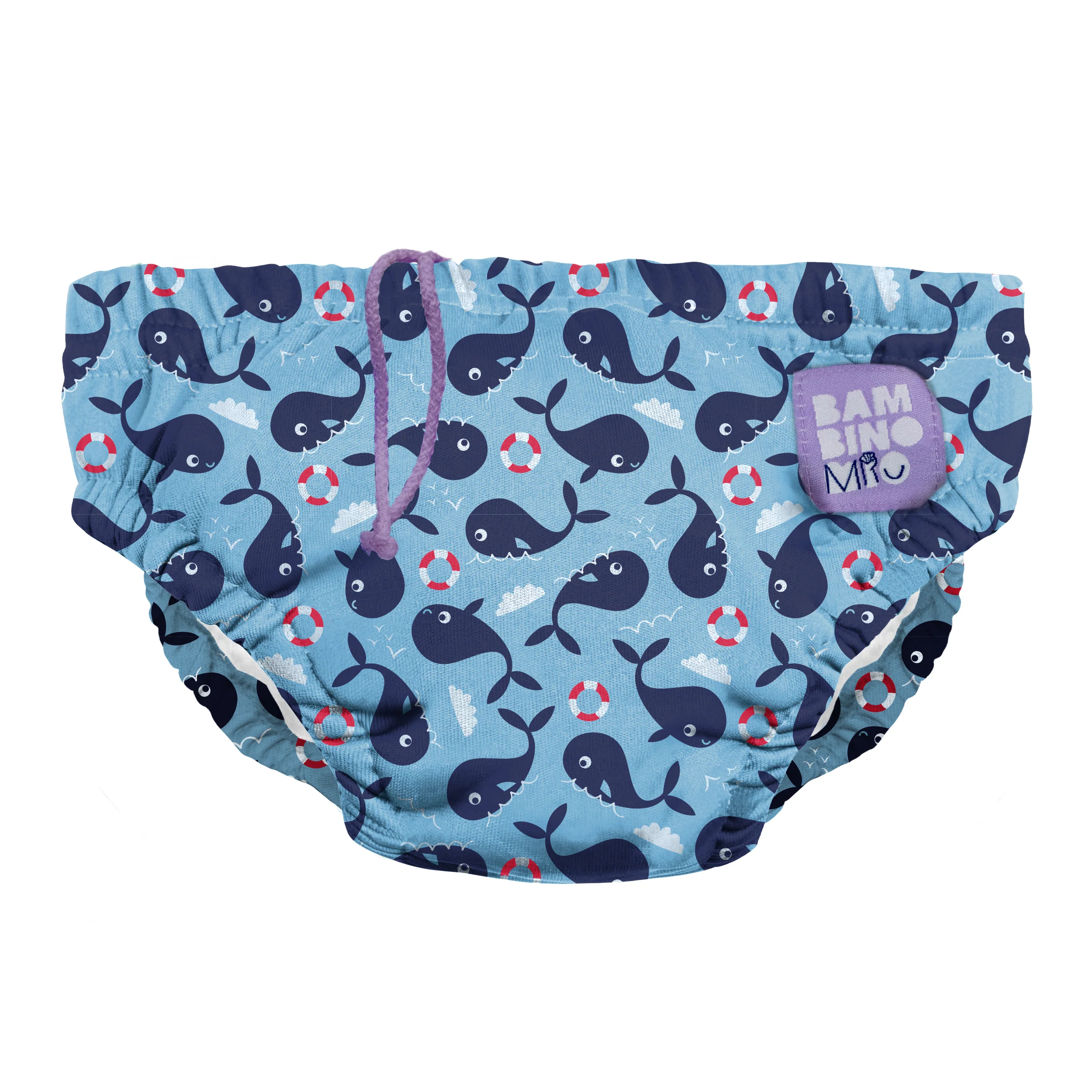 Reusable Swim Diaper in Blue Whale