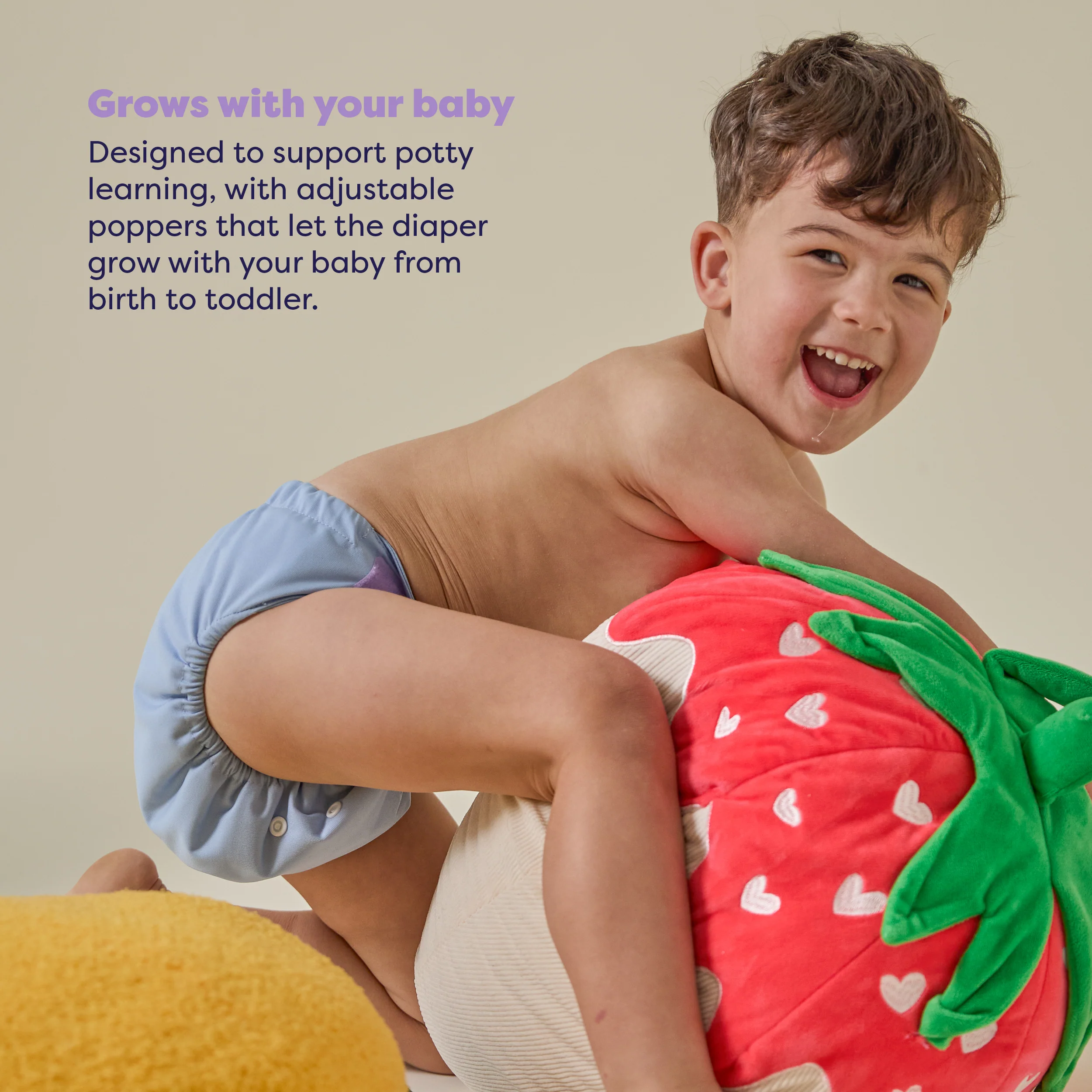 Revolutionary Reusable Diaper in Blue - Image 4