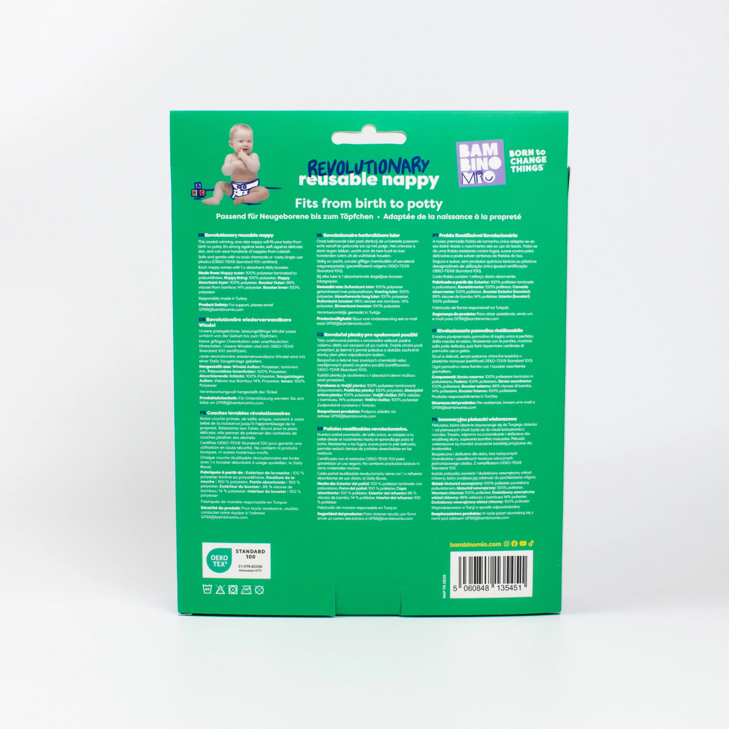 Revolutionary Reusable Diaper in River Rascals - Image 8