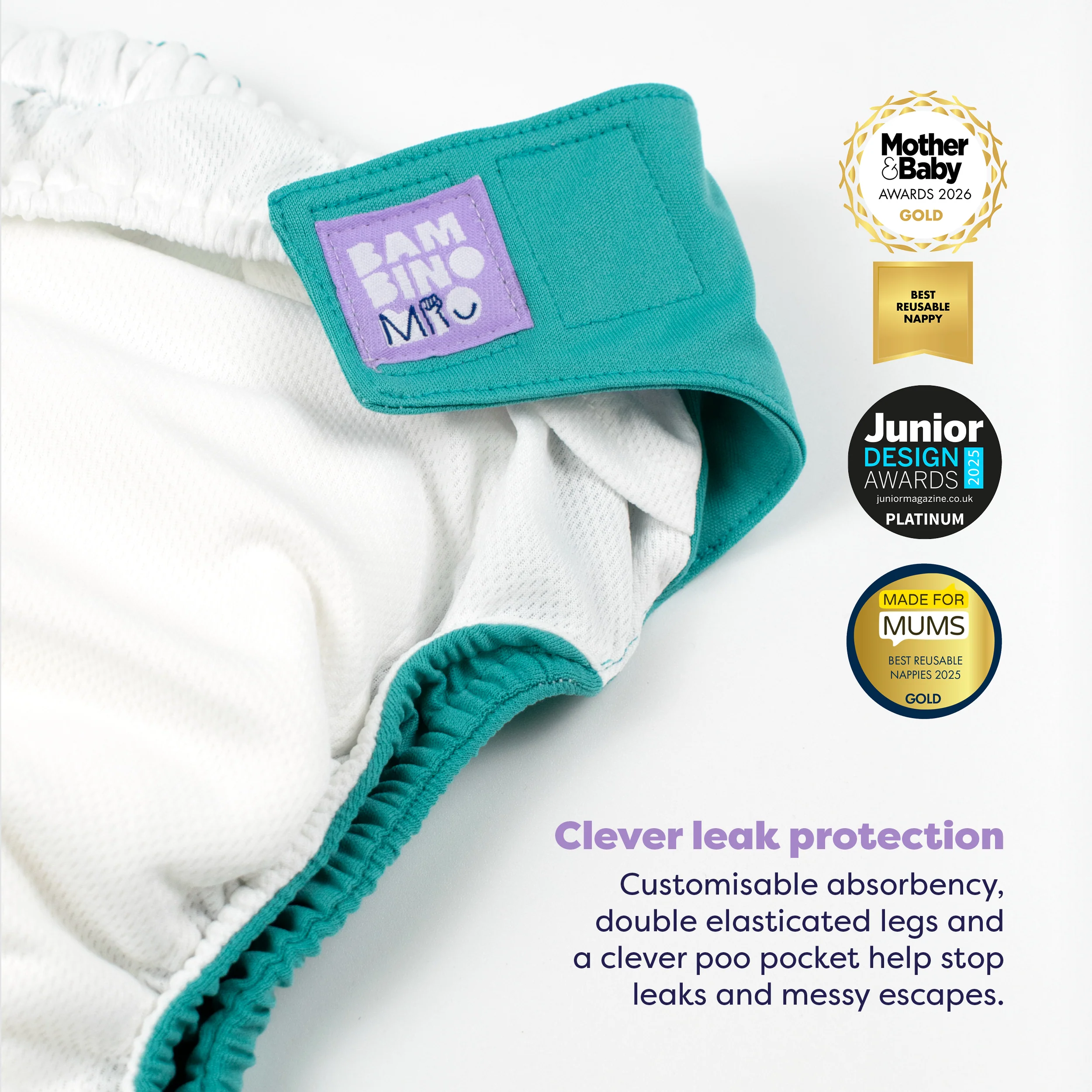 The Everything Reusable Diaper Bundle in Pastels - Image 3