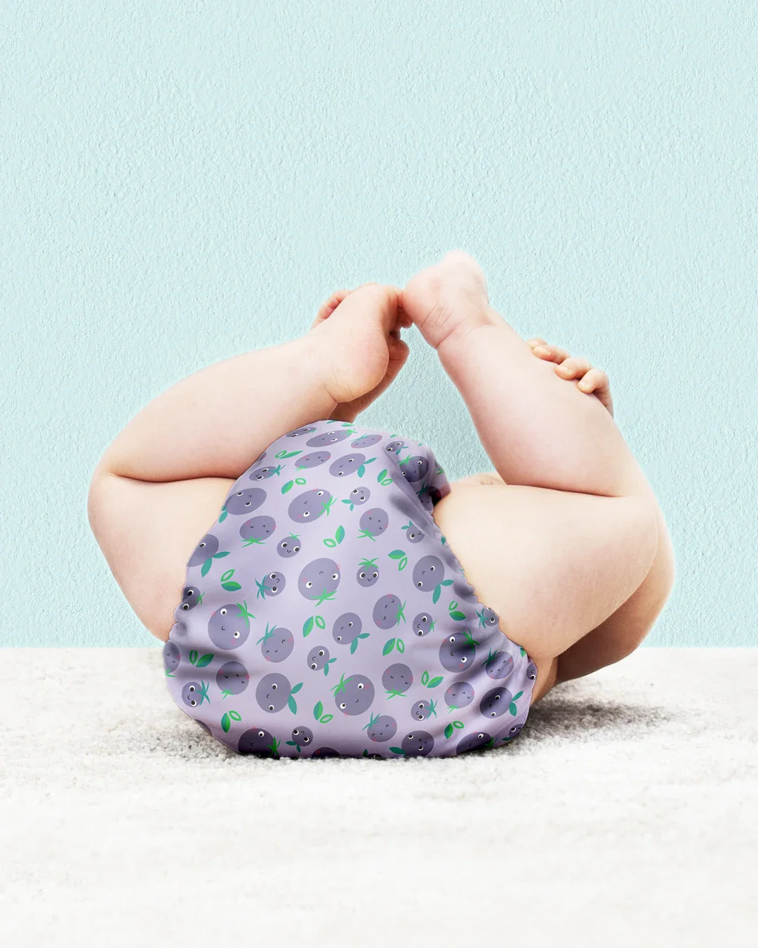 The Miosolo Classic Reusable Diaper in Feather Flight - Image 10