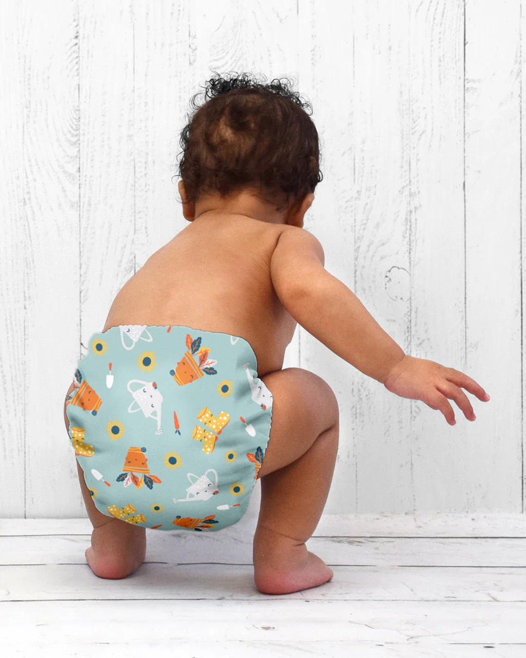 The Miosolo Classic Reusable Diaper in Feather Flight - Image 7