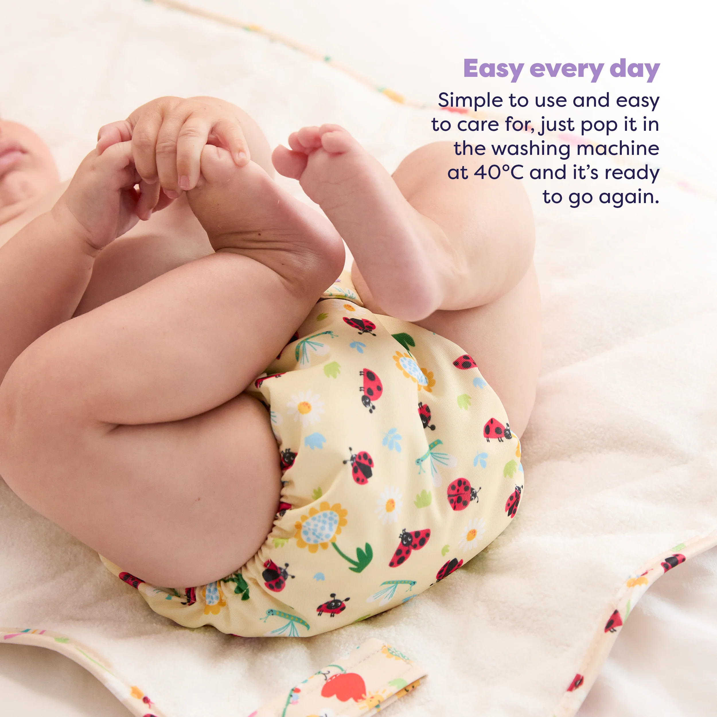 The Newborn Reusable Diaper Starter Bundle in Garden Party - Image 5