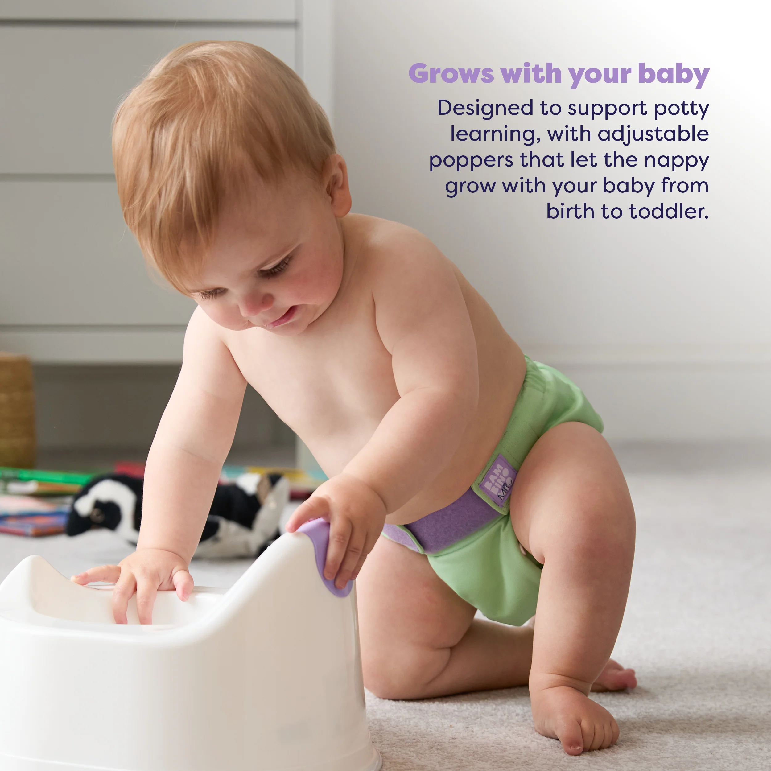The Newborn Reusable Diaper Starter Bundle in Paintbox Pastels - Image 4