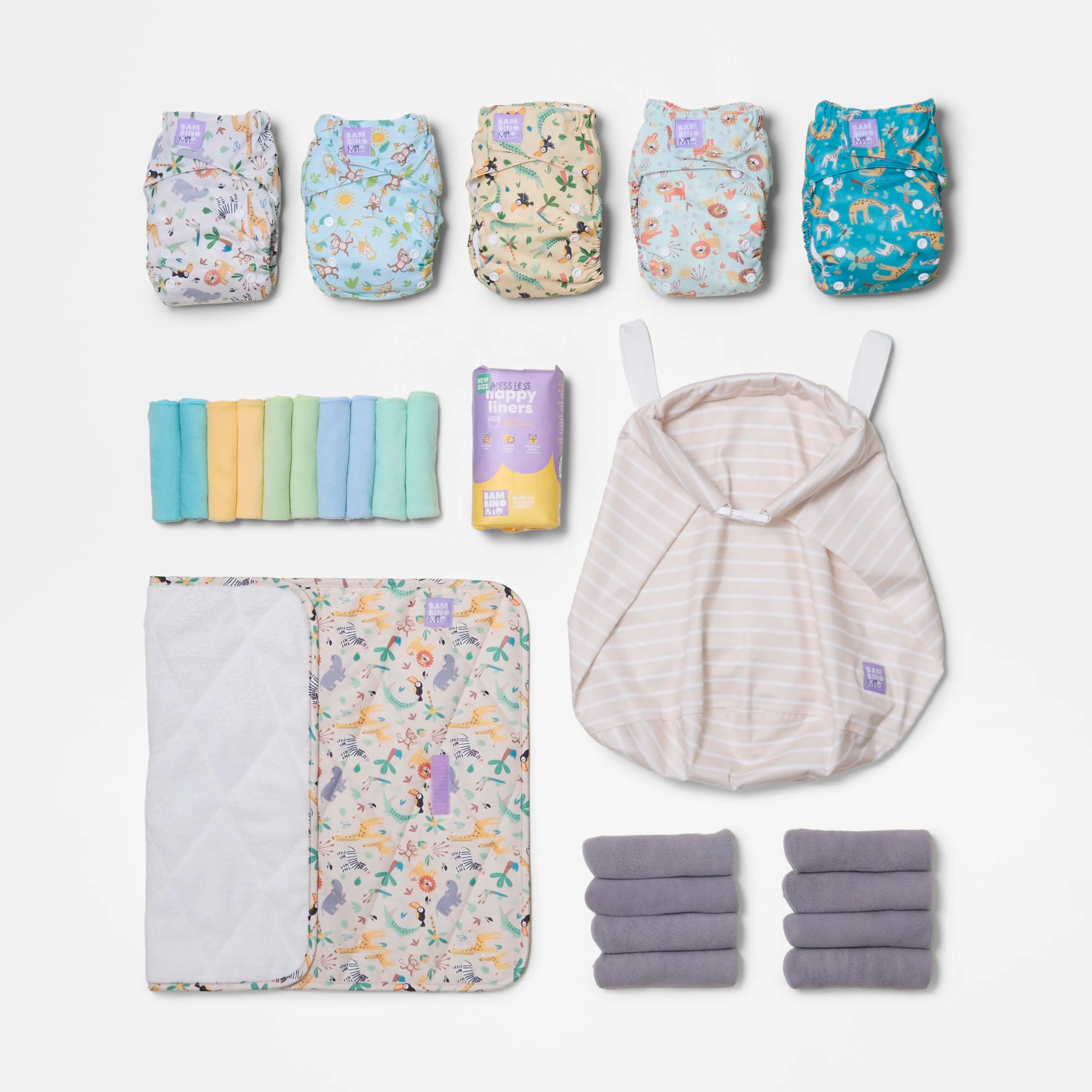 Newborn Reusable Diaper Bundle