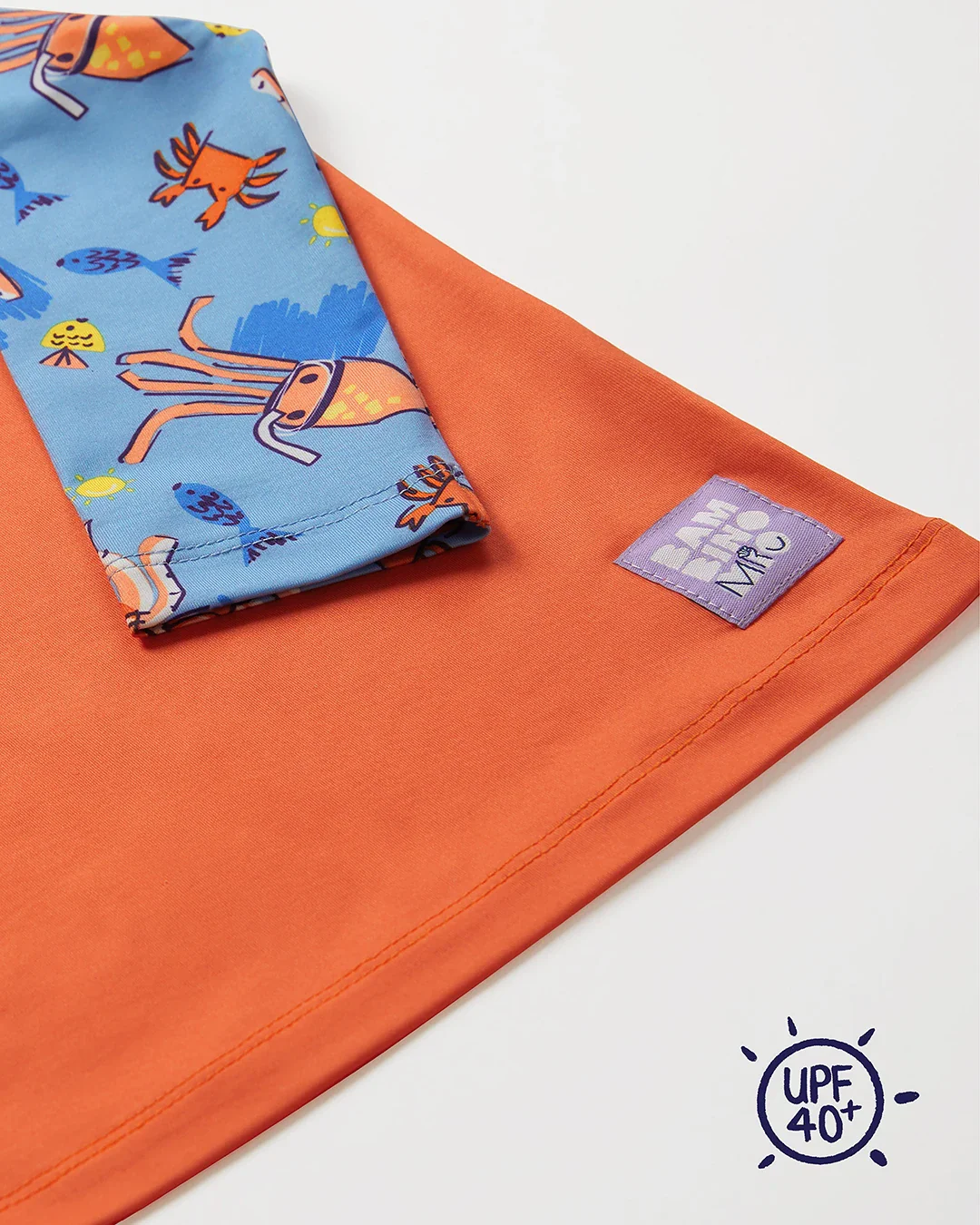 UPF 40+ Soft and Gentle Protective Swim Rash Vest in Tropical - Image 3